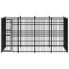 Outdoor Dog Kennel Steel 79.3 ft¬≤